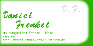 daniel frenkel business card